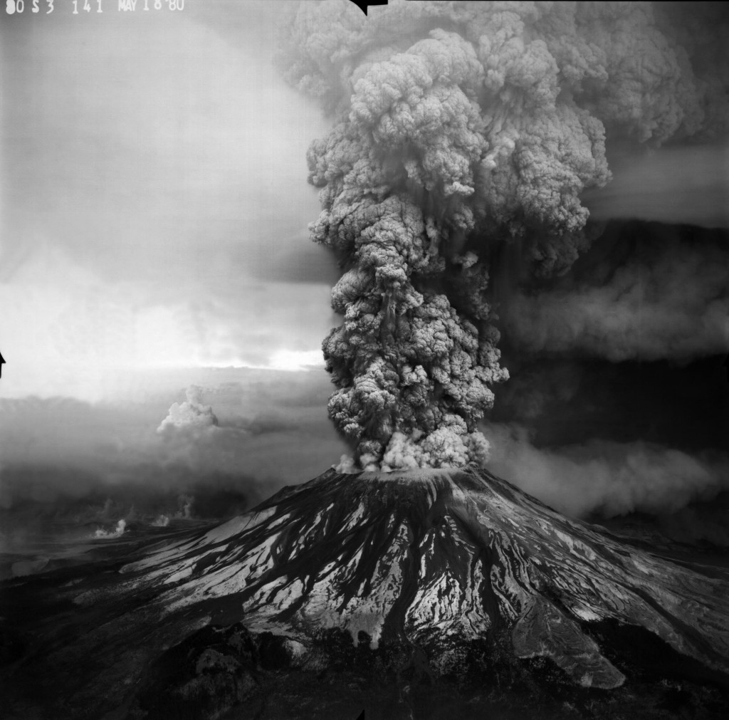USGS Photo of Eruption on May 18, 1980 - Public Domain Image