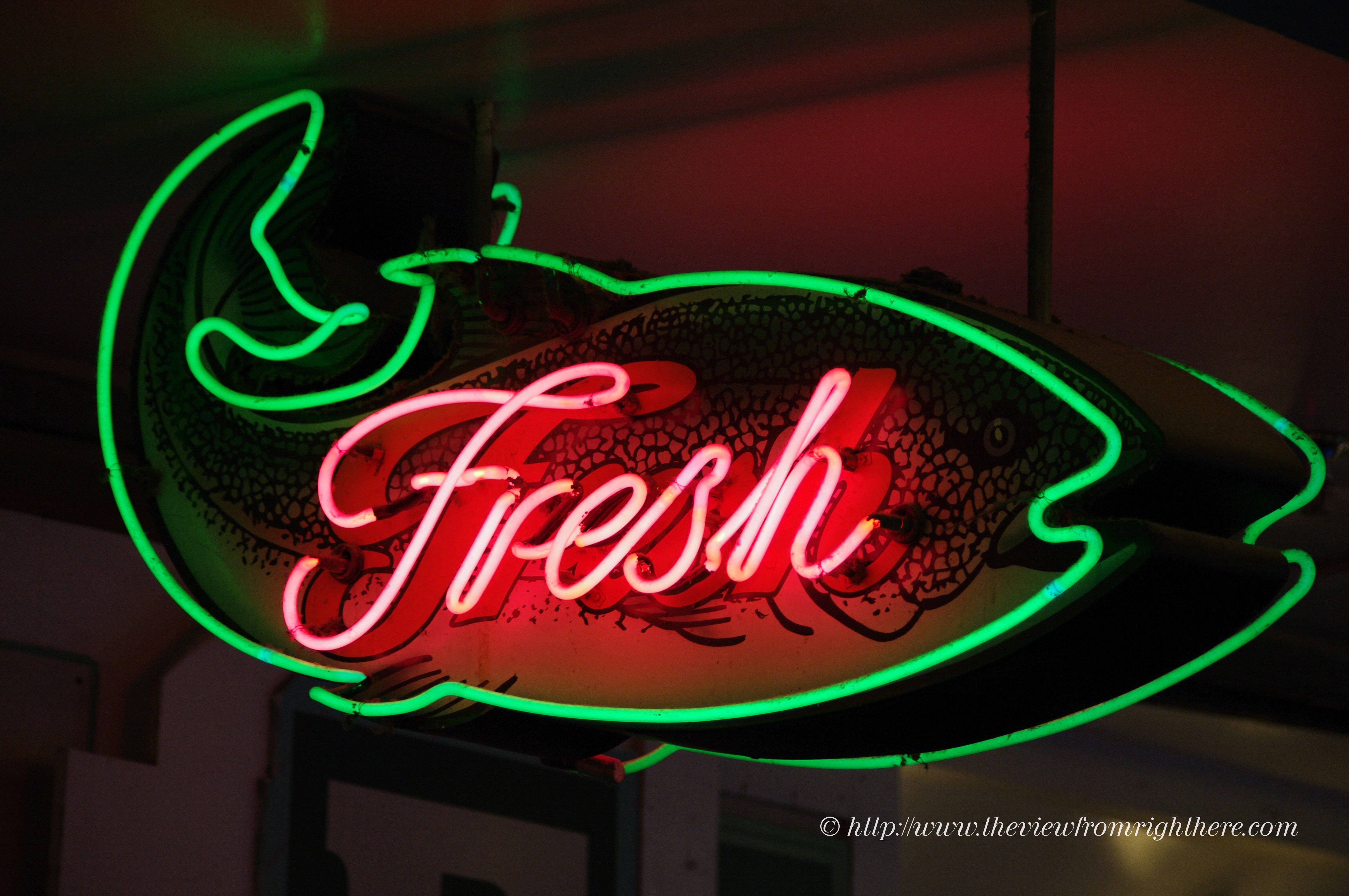 Fresh Fish Neon – Pike Place Market