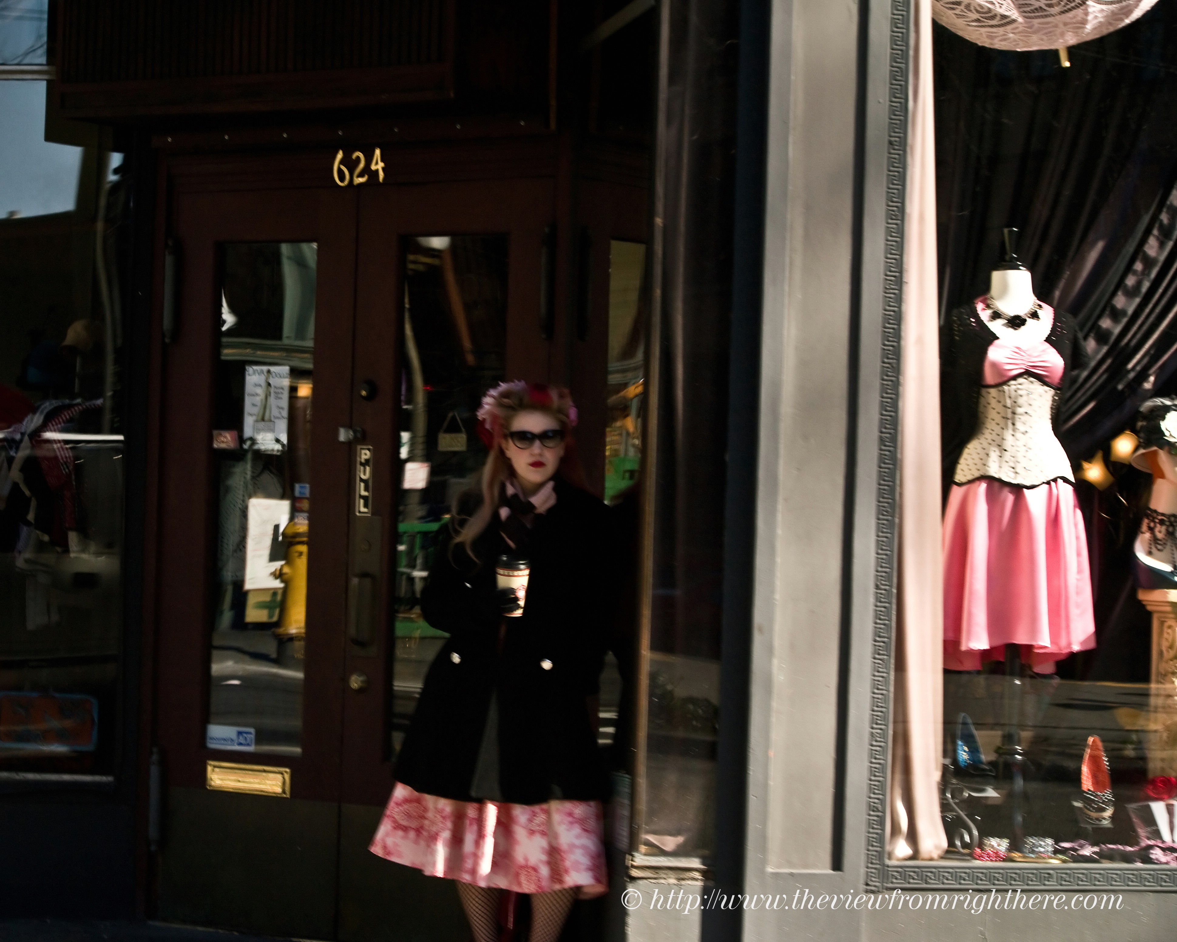Lady in Pink – Downtown Seattle