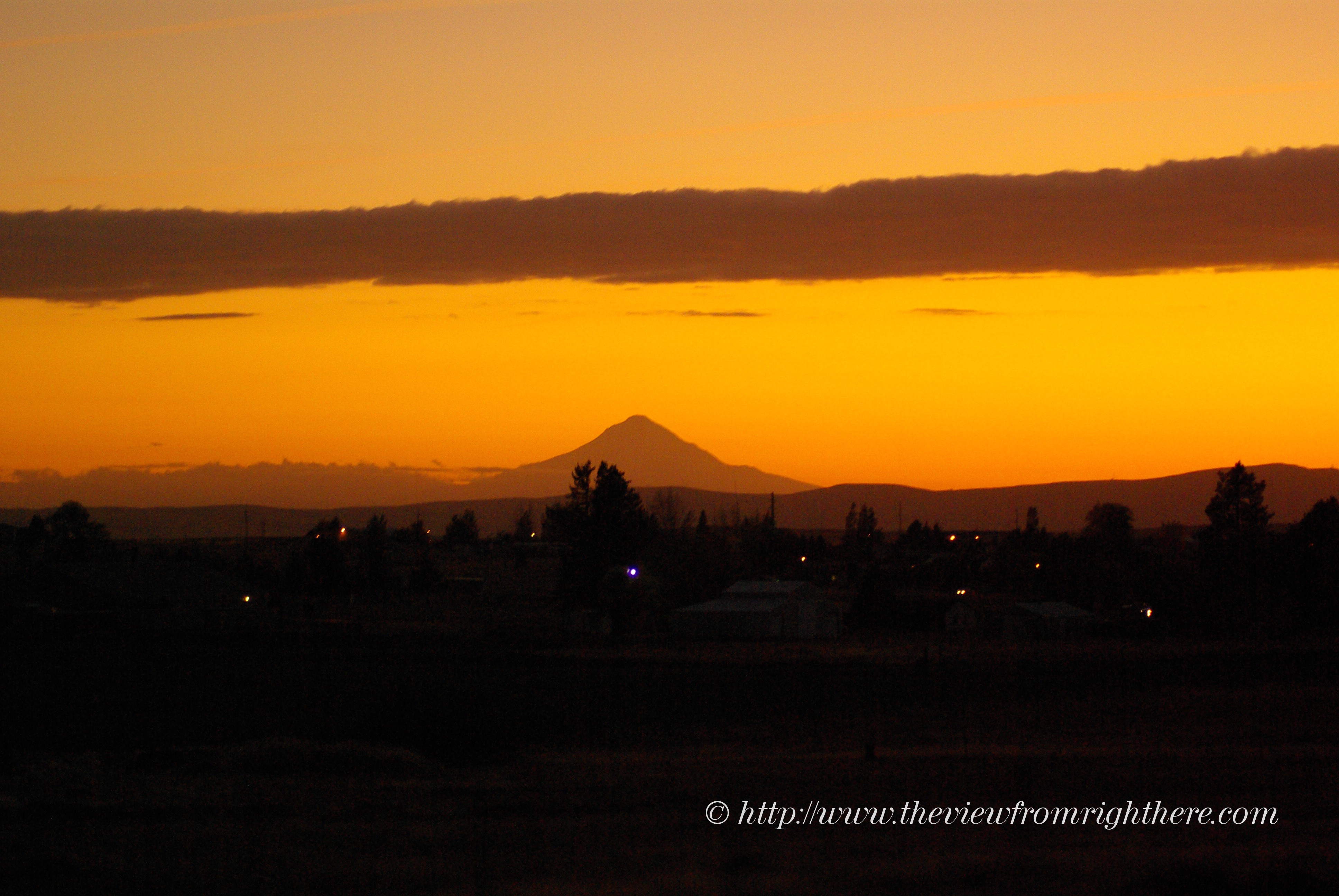 Mount Hood Sunset from Goldendale