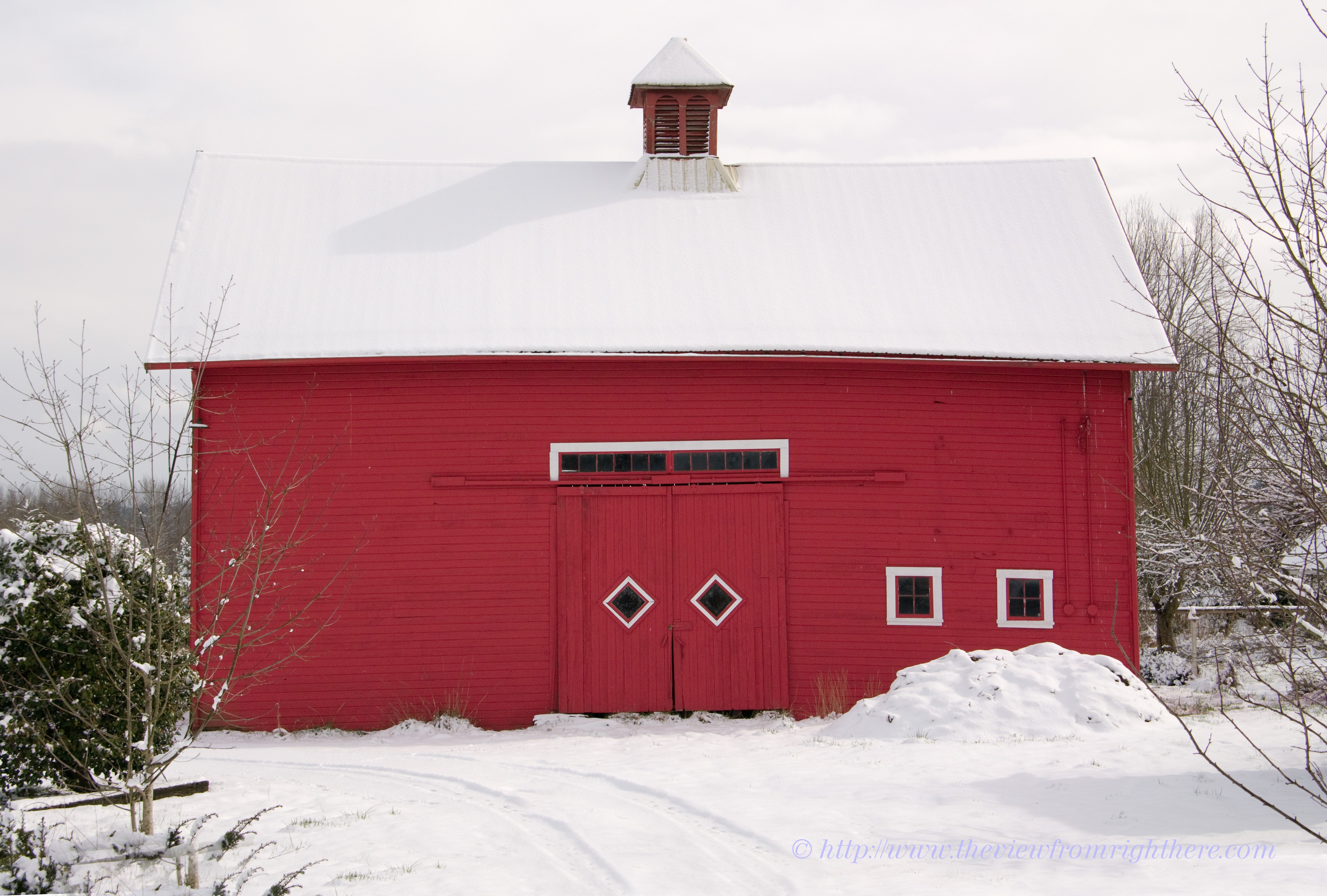 Red Barn Along Russell Road – Rural King County