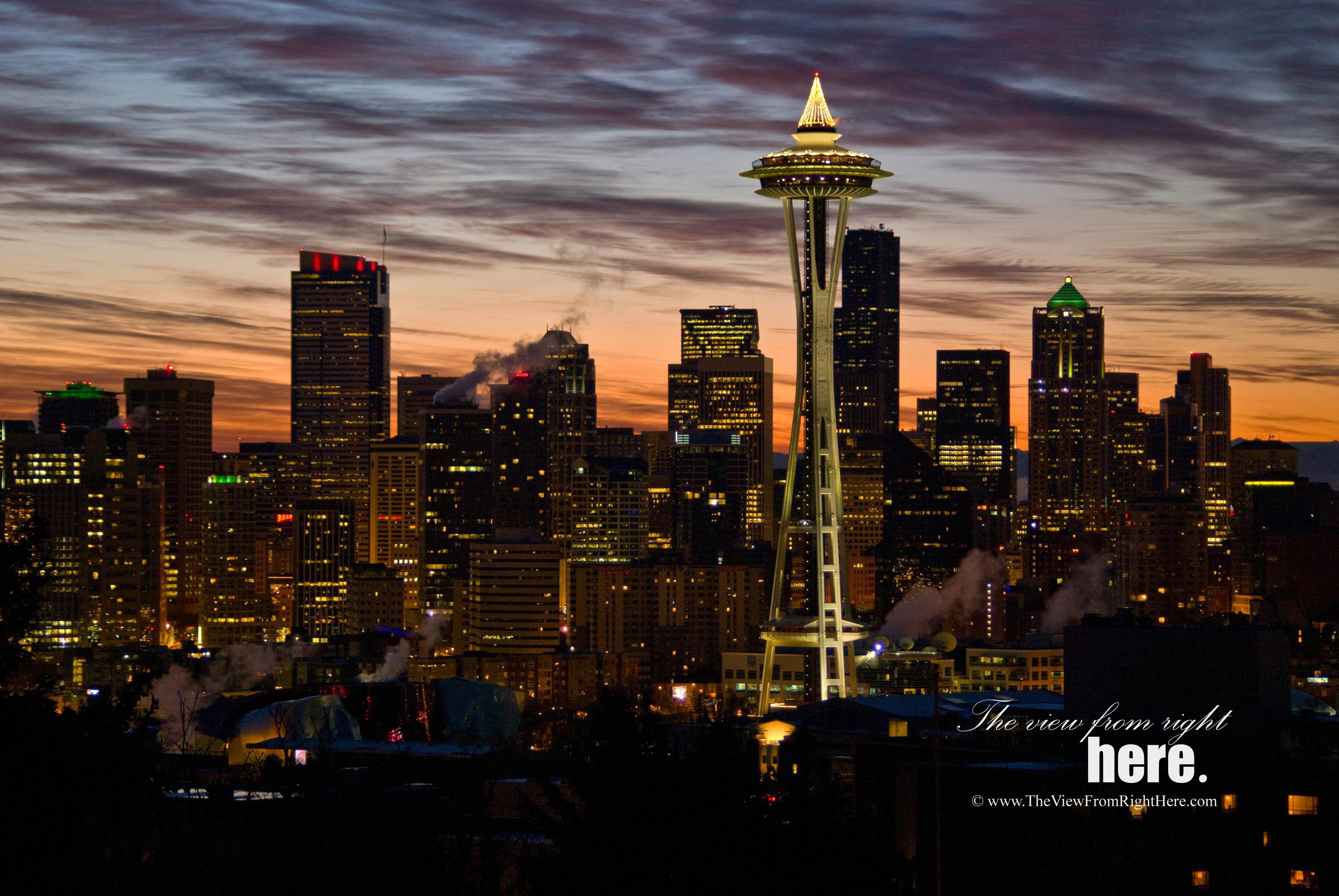 Christmas at the Space Needle – Weekly Top Shot #6