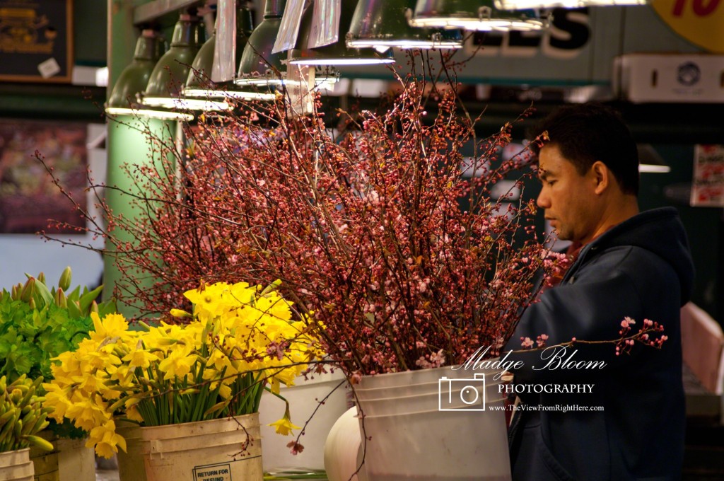 Pike Place Market - Flower Vendor