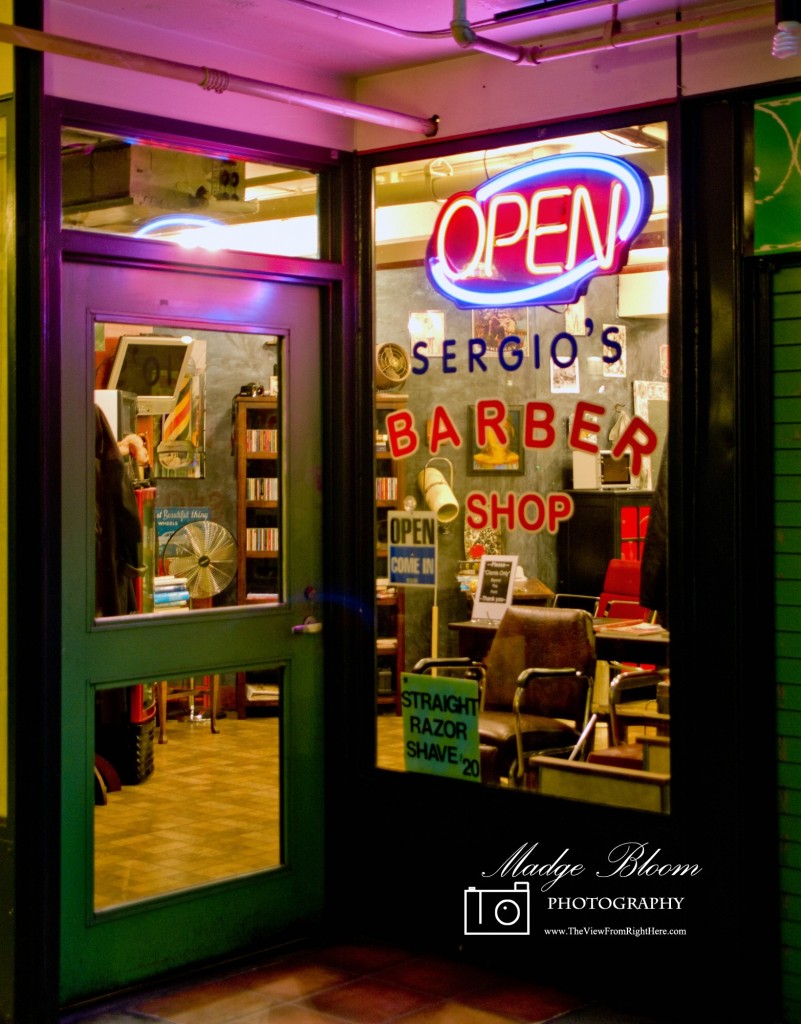 Sergio's Barber Shop - Inside Sanitary Market Building - Pike Place Market