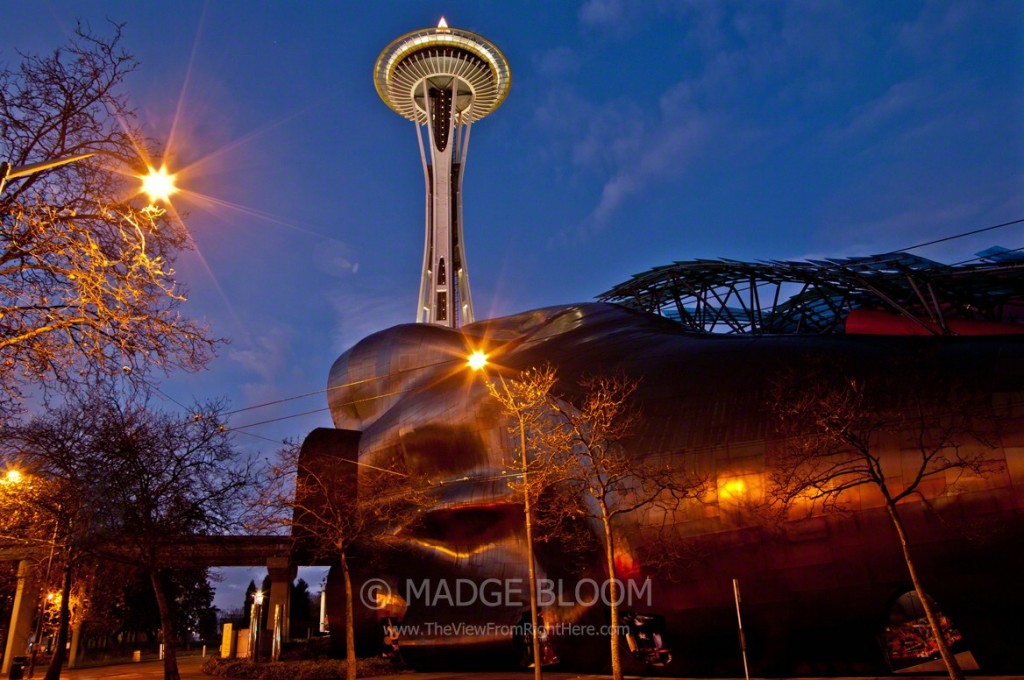 Christmas at the Space Needle and EMP - Seattle WA