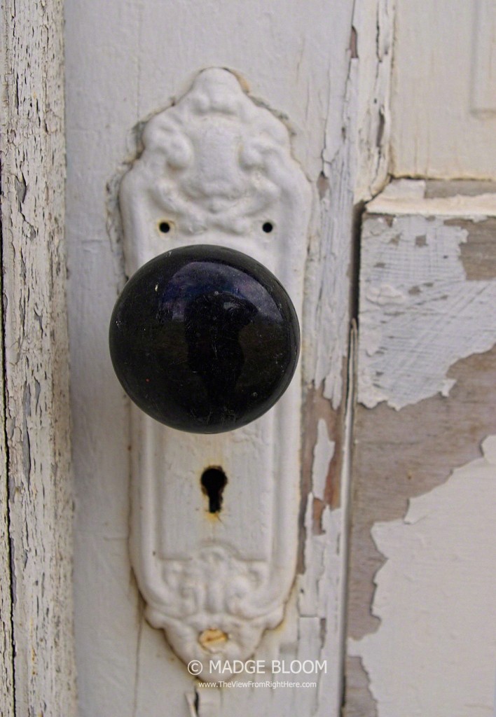 Door Knob at Dusty School - New Year's Thoughts