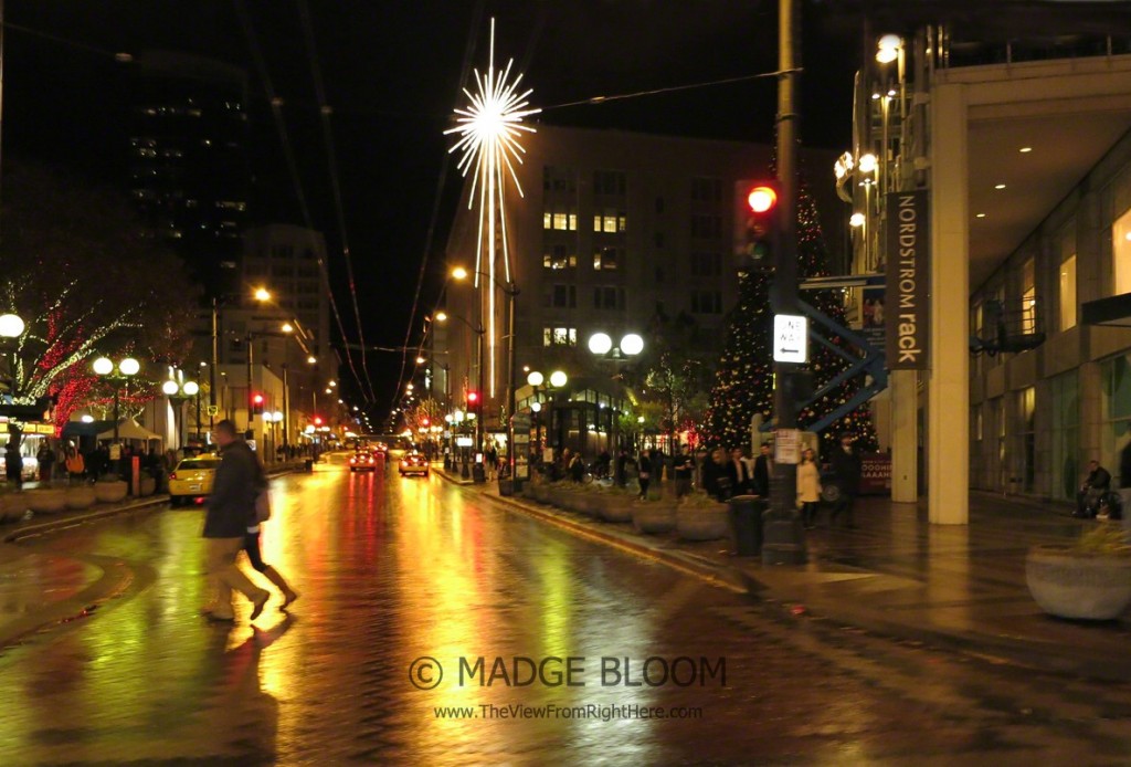 Pine Street - Westlake Center - Seattle WA - Christmas Lights