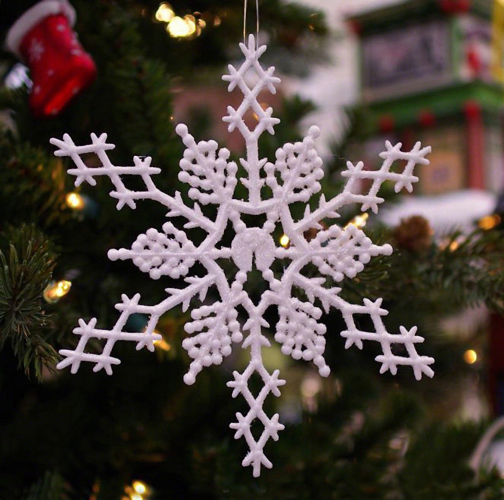 Snowflake Ornament - Will it be a white Christmas?