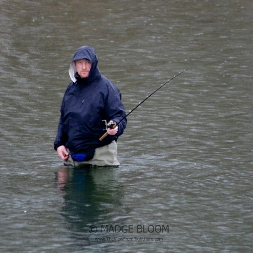 Fisherman on Snoqualmie River - Fall City, WA