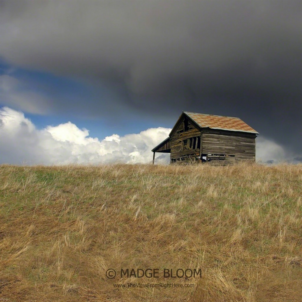 Shed in the Palouse - Stormy Skies