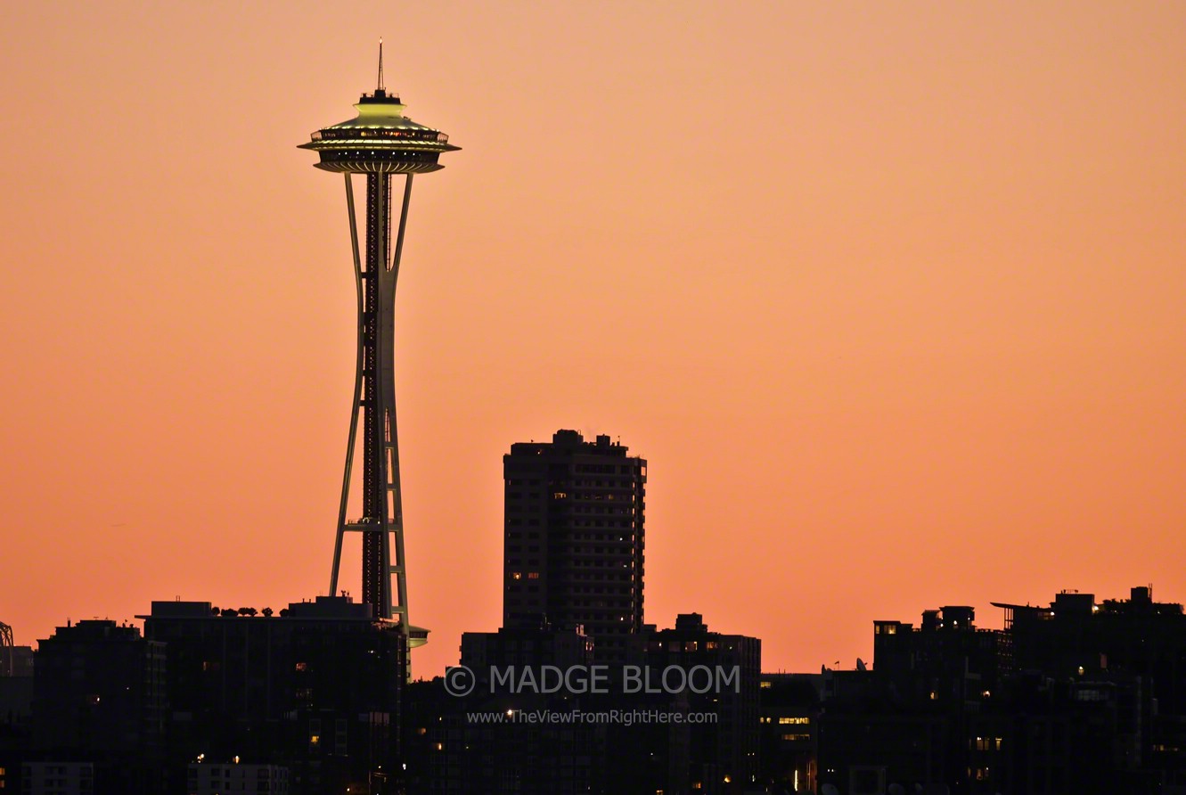 Space Needle in the Pre-Dawn